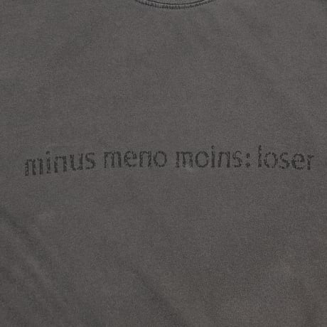 Bootleg Tee(LOSER)10YEARS BLACK