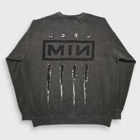 BOOTLEG CREW SWEAT(BLACK SHINE)AGED BLACK