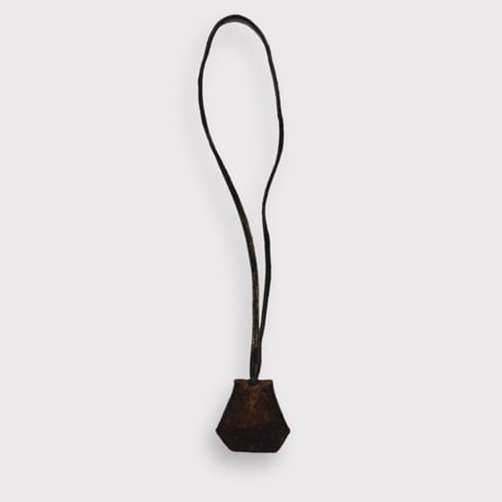 TIMELESS MOINS KEYNECK (TEMPORARY SKIN WASHI LEATHER)  /BLACK