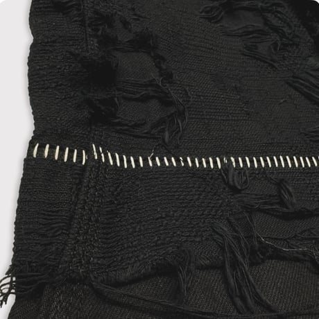 Twist Seam Lot.20746 BORO CRUST With Wrapped(NOIR)