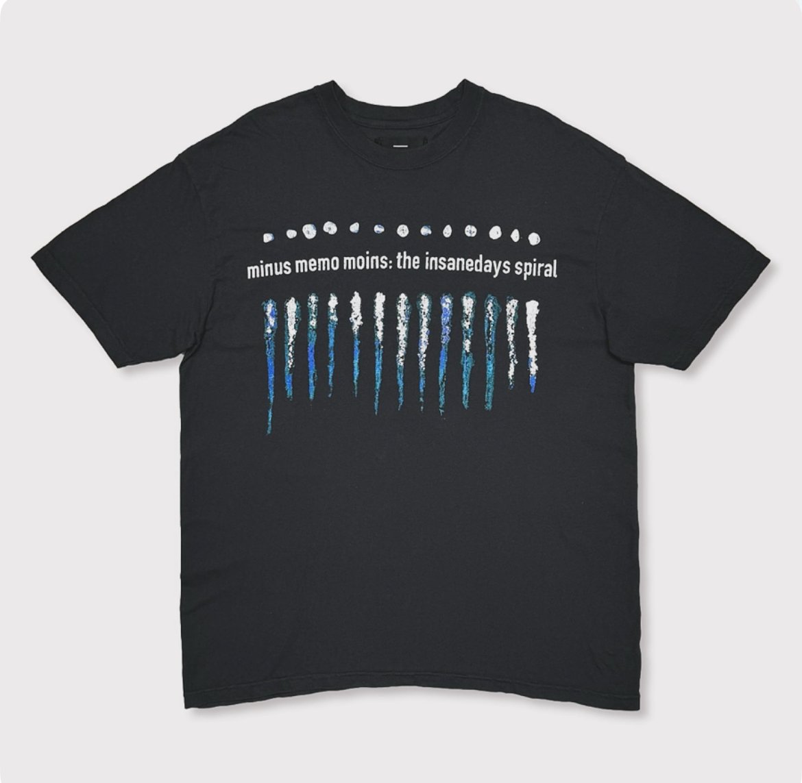 BOOTLEG TEE(SHINE)5YEARS BLACK | MINUS OFFICIAL