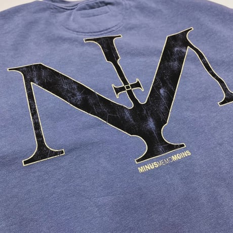 BOOTLEG CREW SWEAT(7SINS)STAIN with DAMAGED