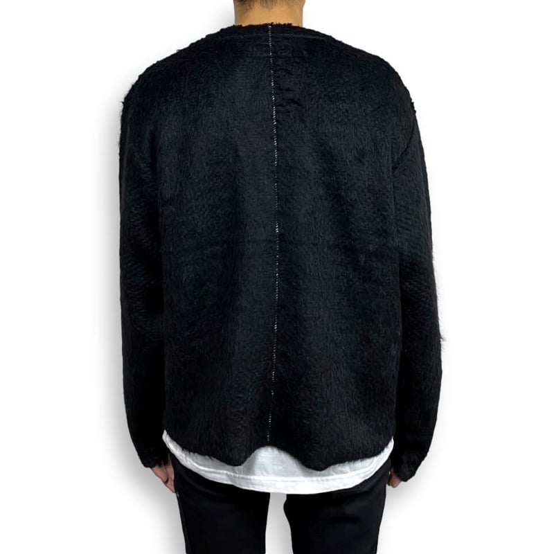 TIMELESS CUT OFF 1B CARDIGAN NOIR(LIKES MOHAIR...