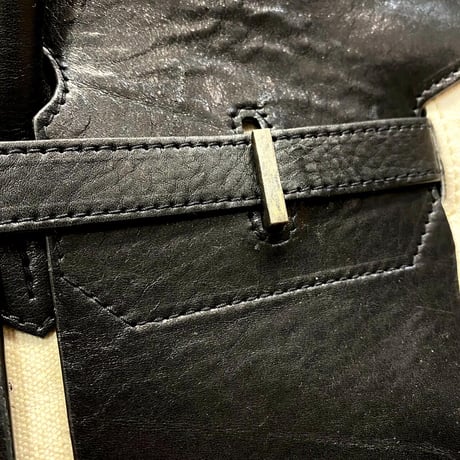 TIMELESS MOINS BAG COMBINATION(VINTAGE GERMAN CANVAS)BLACK 402