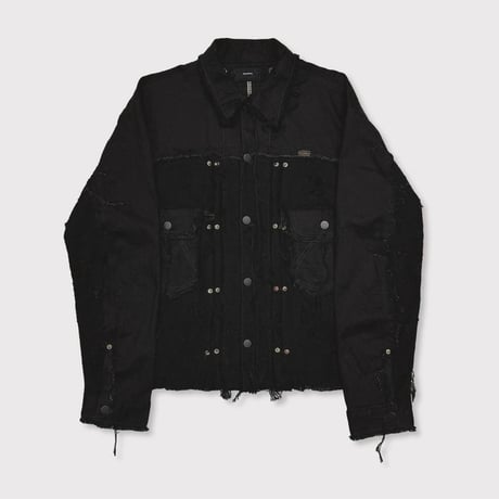 ［ー］MINUS ジャケット ー］Minus(マイナス)のSlash Seam Truck Jacket 70's SELVEDGE