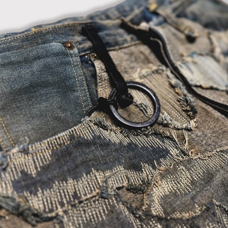 100 YEARS WORK STRAIGHT JEANS INSIDE-OUT (501b)