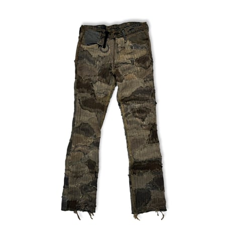 100 YEARS WORK FLARE JEANS INSIDE-OUT (517b)