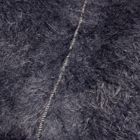 TIMELESS  CUT OFF 1B MOHAIR CARDIGAN MIDNIGHT(ITALIAN MOHAIR KNIT)