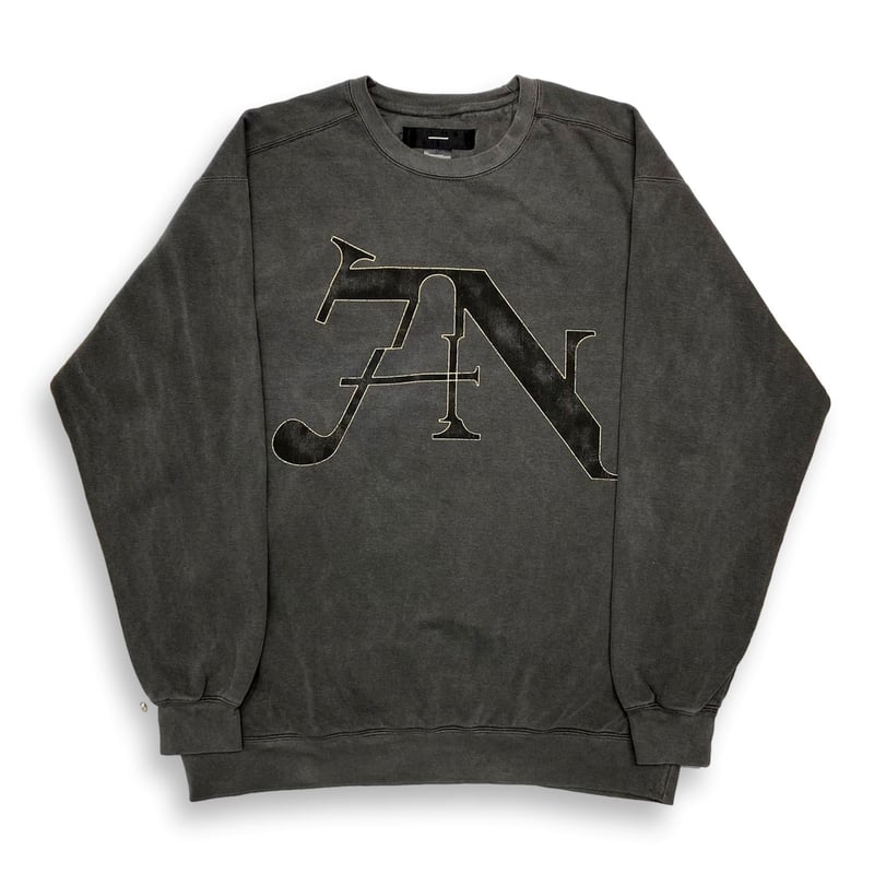 BOOTLEG CREW SWEAT(7SINS)AGED BLACK | MINUS OFF