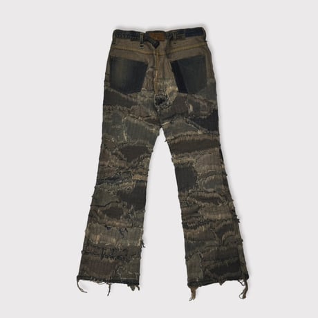 100 YEARS WORK FLARE JEANS INSIDE-OUT (517a)