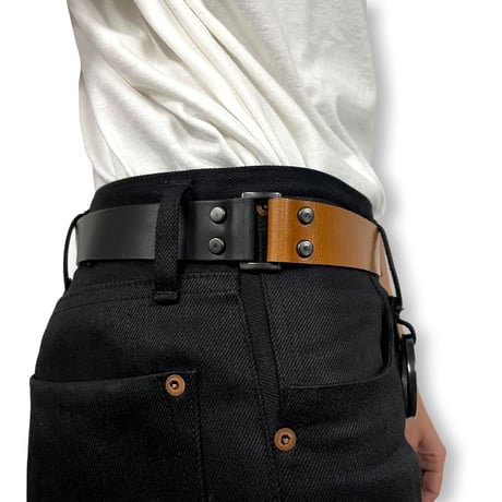 TIMELESS GI-BELT(TEMPORARY SKIN WASHI LEATHER)/BLACK
