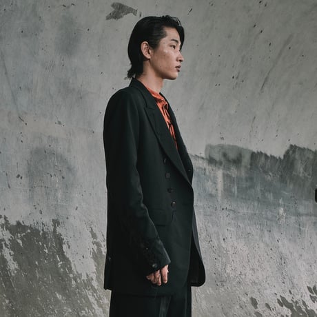 Dirty Marks Tailored Jacket(NOIR) BLACK