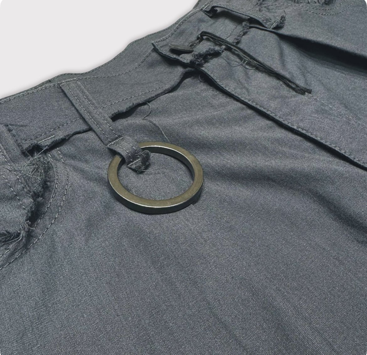 Slash Seam Twist Wide Trousers(VIRGIN WOOL)PLAI