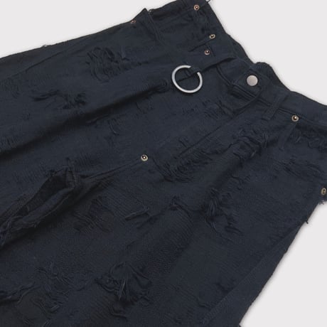 Cut Off Heavy Short Boro Crust (NOIR)