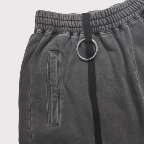 x MUZE BOOTLEG Patch Worked Sweat Pants AGED BLACK