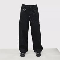 Slash Seam Twist Wide Trousers(VIRGIN WOOL)PLAI