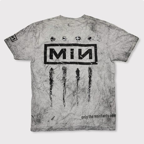 BOOTLEG TEE(CHAOS001)SPLASH DYED SHADOW