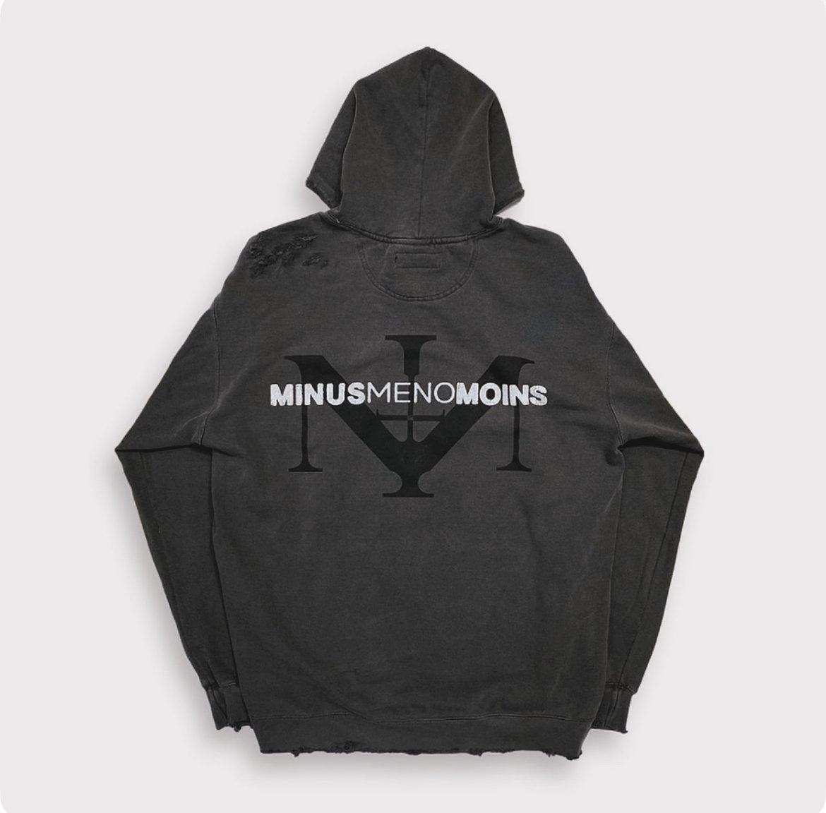 broken“鬼フェード☆襤褸”ターコイズブルー”hood boro knit ミックス シャギーニット