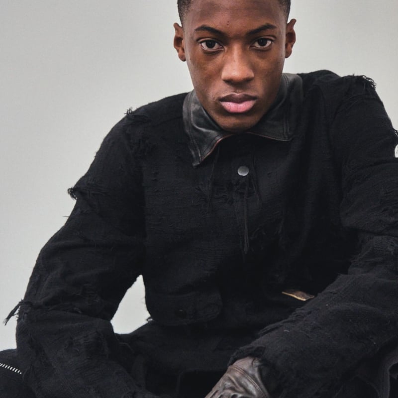 Rustic Collar Chore Jacket Boro Crust(NOIR) | M