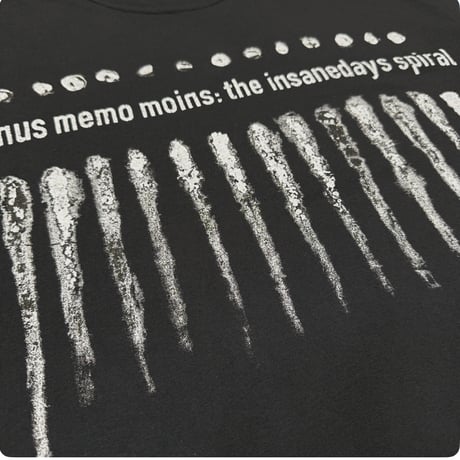 BOOTLEG TEE(MONOCHROMESHINE)5YEARS BLACK