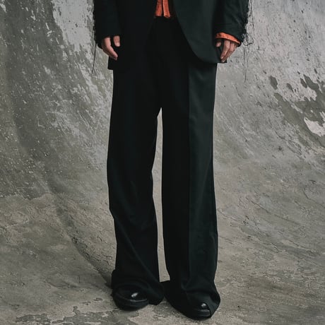 Adjust Wide Trousers(NOIR) BLACK