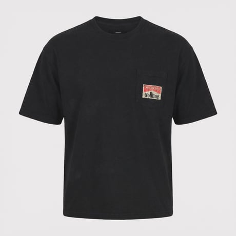 Bootleg Pocket Tee(NOTHING)5YEARS BLACK