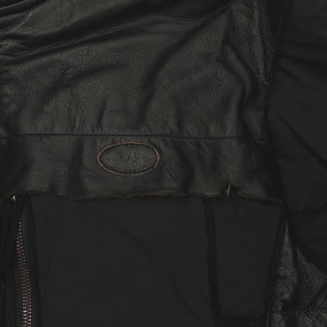 Rustic Edged DAS Parka(VEGETABLE DYED NYLON) BLACK