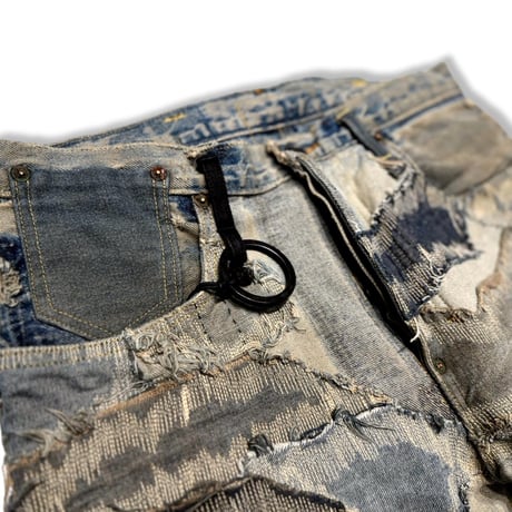 100 YEARS WORK STRAIGHT JEANS INSIDE-OUT (501d)