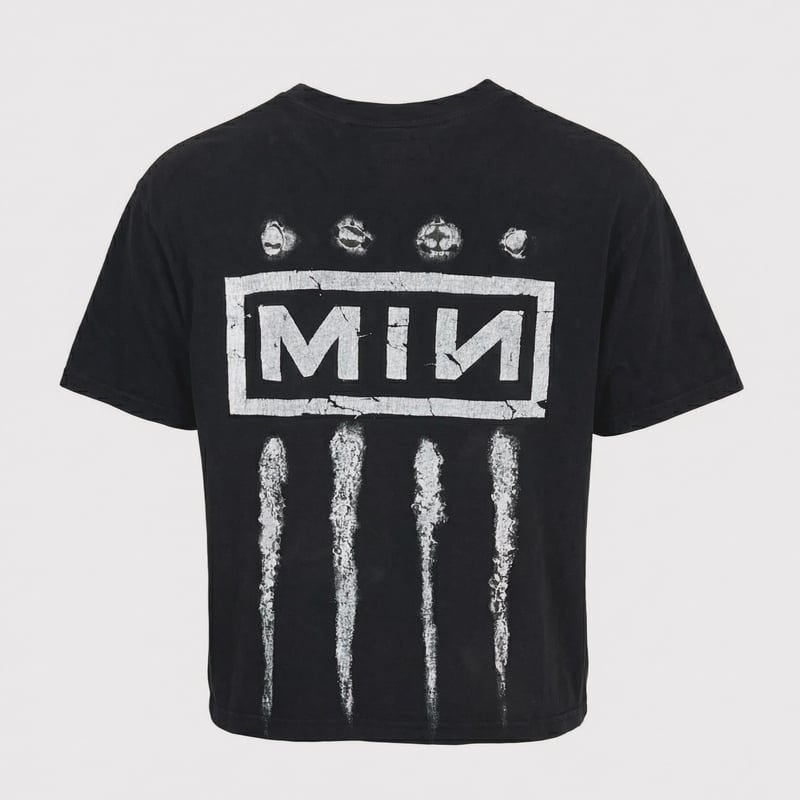 Bootleg Tee(MONOCHROMESHINE)5YEARS BLACK | MINU