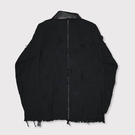 Rustic Collar Chore Jacket Boro Crust(NOIR)