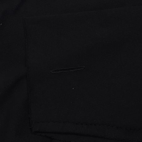 High-Neck Cotton Logo Knit With Damaged(HIGH GAUGE RIB KNIT)BLACK