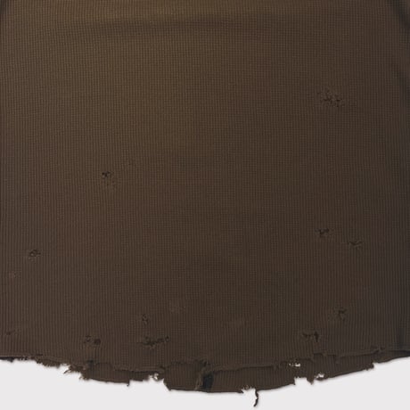 Combat Long Thermal With Damaged(CLASSIC WAFFLE KNIT) MOCHA