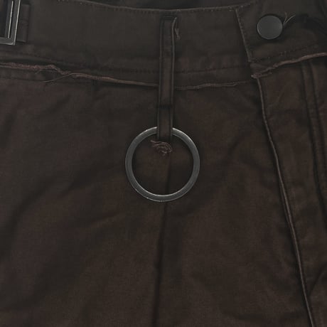 Slash Seam Twist Cargo Pants(PIGMENT DYED MOLESKIN) MOCHA