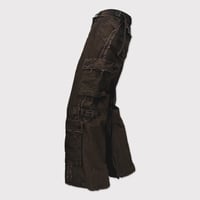 Slash Seam Twist Cargo Pants(PIGMENT DYED MOLESKIN) MOCHA