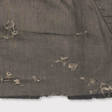 PW Slash Seam HBT Work Shirt With Damaged (FROM COAL MINE)DUST GREY