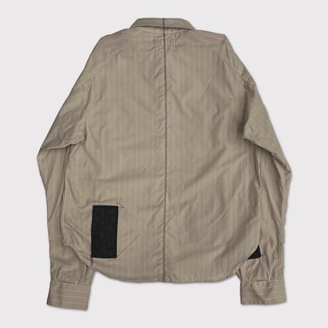 Bootleg Stripe Shirts With Patched(MIN) SAND