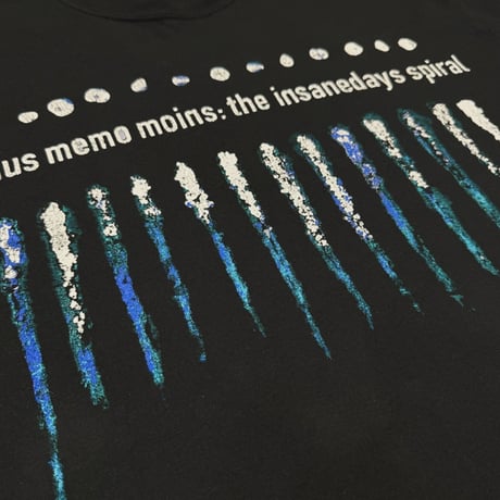 BOOTLEG TEE(SHINE)5YEARS BLACK