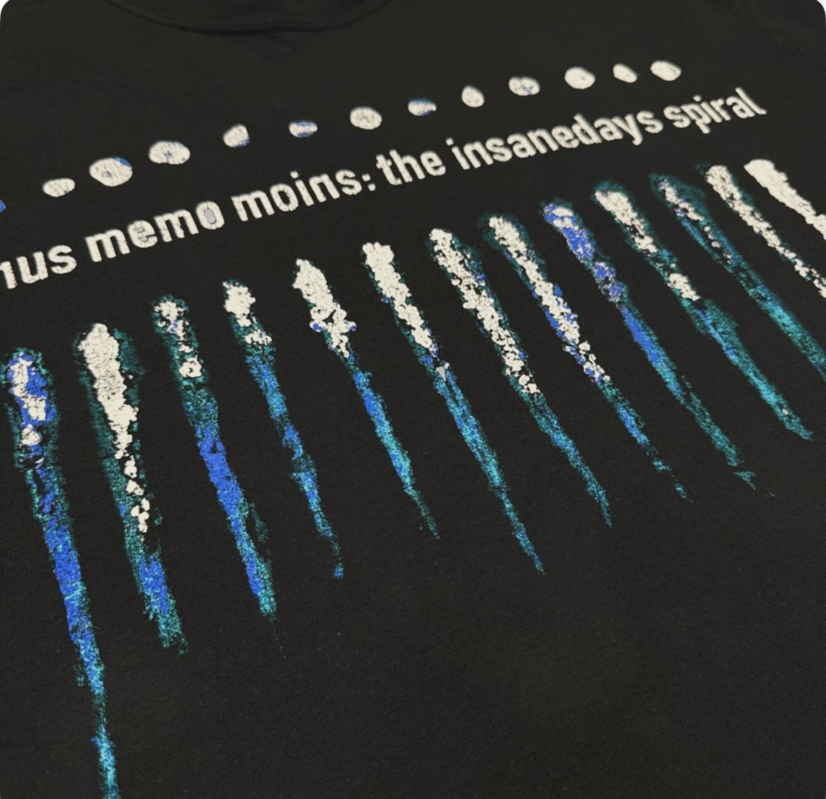 BOOTLEG TEE(SHINE)5YEARS BLACK | MINUS OFFICIAL