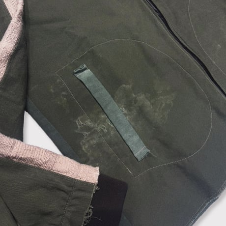 Truck Jacket (VINTAGE US ARMY LAUNDRY BAG)