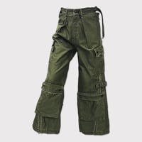Slash Seam HBT Cargo BK(CLASSIC TWILL) | MINUS