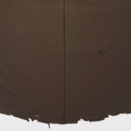 Combat Long Thermal With Damaged(CLASSIC WAFFLE KNIT) MOCHA