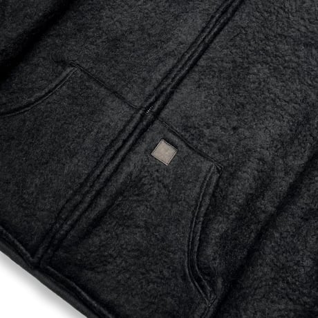 TIMELESS  Slash Seam Over Active Hoodie(ITALIAN MOHAIR WOOL)