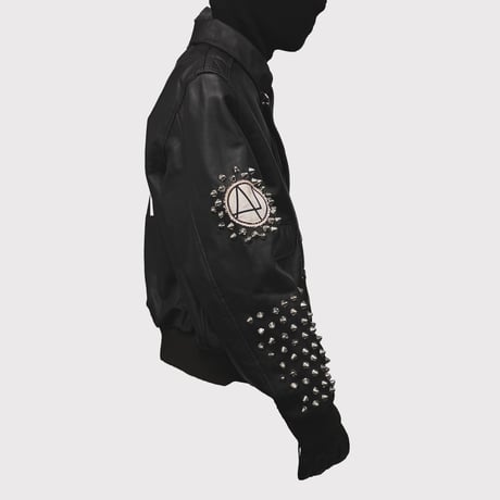 Bootleg Flight Leather Jacket(BROWN CORE) BLACK