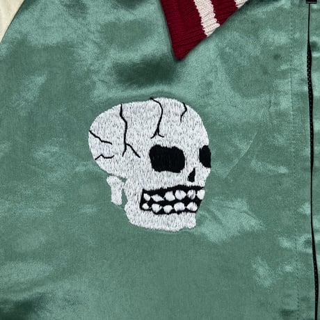 x A PUZZLING HOME Souvenir Love Jacket(TWO FACE) OFF