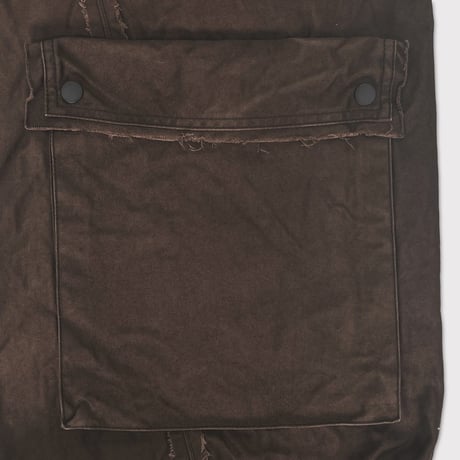 Slash Seam Twist Cargo Pants(PIGMENT DYED MOLESKIN) MOCHA