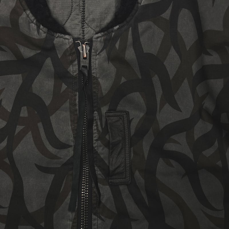 Slash Seam Tribal Camouflage Flight Jacket 20Ye