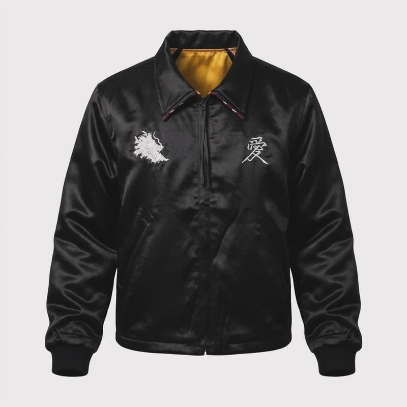 [archive] CABANE de zucca ダブルジップ 変形ジャケット Camphor wood（カンファーウッド）の「double zip stitching faux
