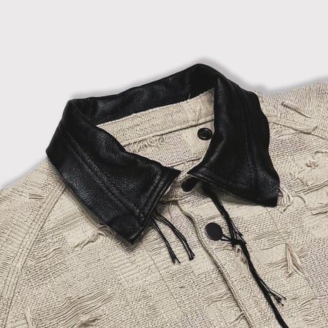 Rustic Collar Chore Jacket Boro Crust(SAND)