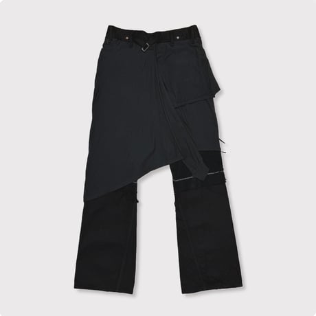 Twist Seam Lot.20746 BORO CRUST With Wrapped(NOIR)