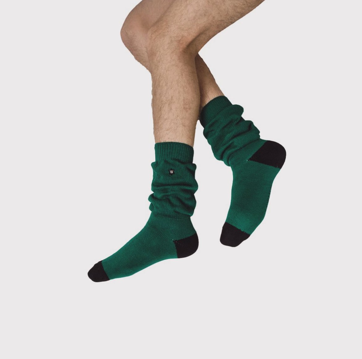 TIMELESS x WHIMSY Logo Socks(LOOSE FIT) GREEN